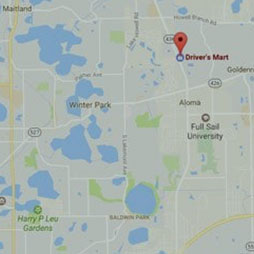 Location of Driver's Mart Winter Park on map
