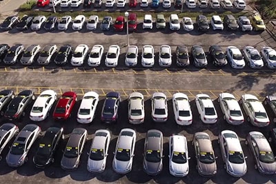 Used vehicle inventory in Driver's Mart lot